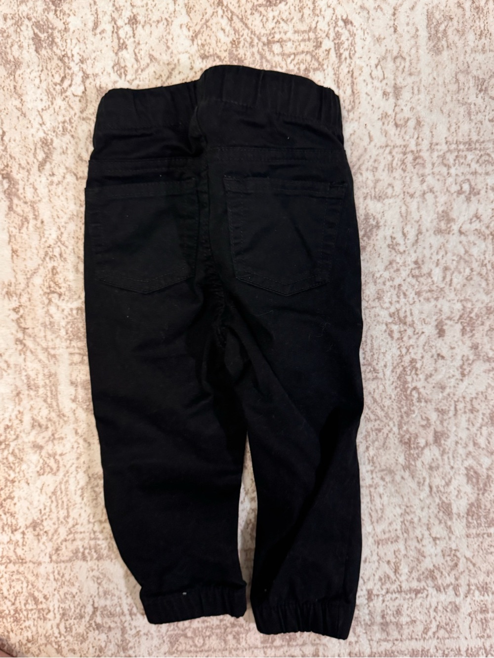 18 mo Cat & Jack Black Kids Jean jeggins with White Drawstring